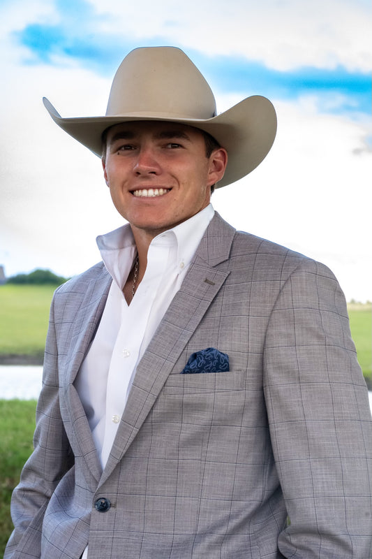 Flint Gray Long Cut Cowboy Sport Coat – Tailored Western Lifestyle Jacket