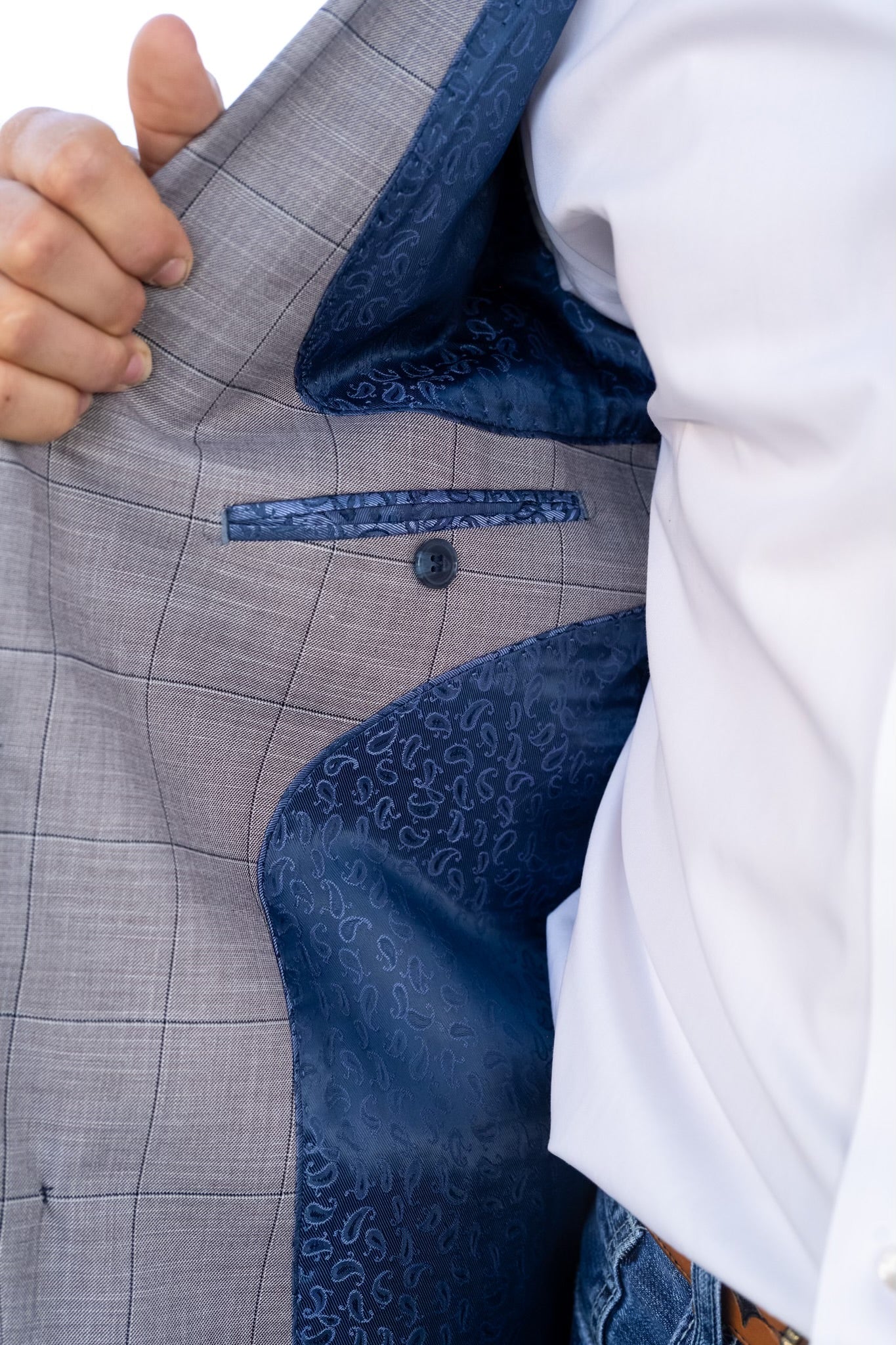 Flint Gray Long Cut Cowboy Sport Coat – Tailored Western Lifestyle Jacket