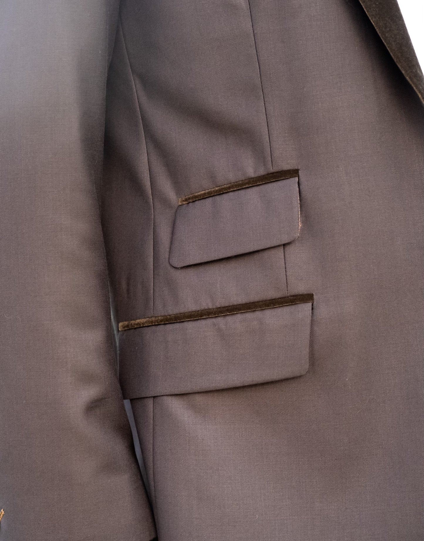 Mocha Chocolate Brown Velvet Lapel Cowboy Sport Coat – Tailored Western Lifestyle Jacket