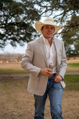 Irish Cream Classic Fit Cowboy Sport Coat