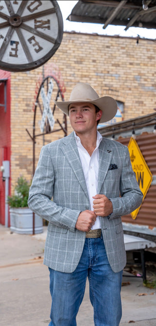 New!! Dry Creek Teal Green Cowboy Sport Coat
