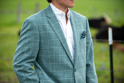 Teal Green Cowboy Sport Coat