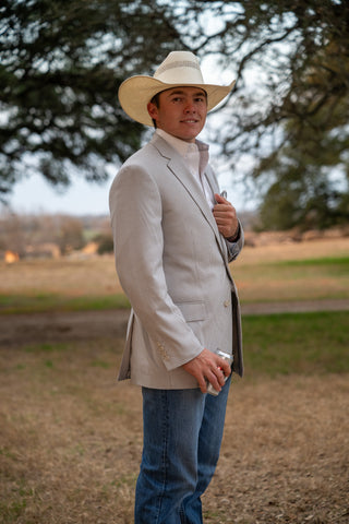 Irish Cream Classic Fit Cowboy Sport Coat