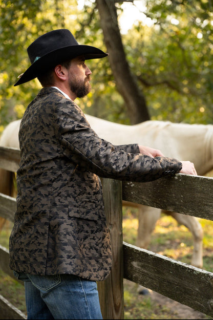 Camouflage Cowboy Sport Coat