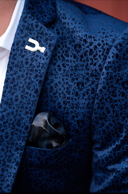 Indigo Blue Velvet Cowboy Sport Coat – Sharp Western Evening Jacket