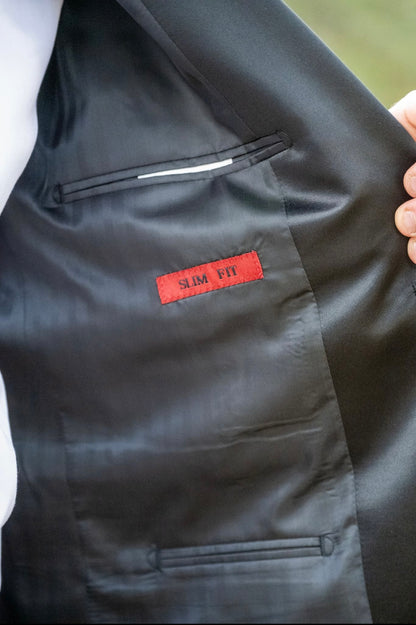 The Midnight Cowboy Sport Coat – Slim Fit Formal Black