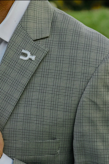 Light Green Tiny Plaid Cowboy Sport Coat