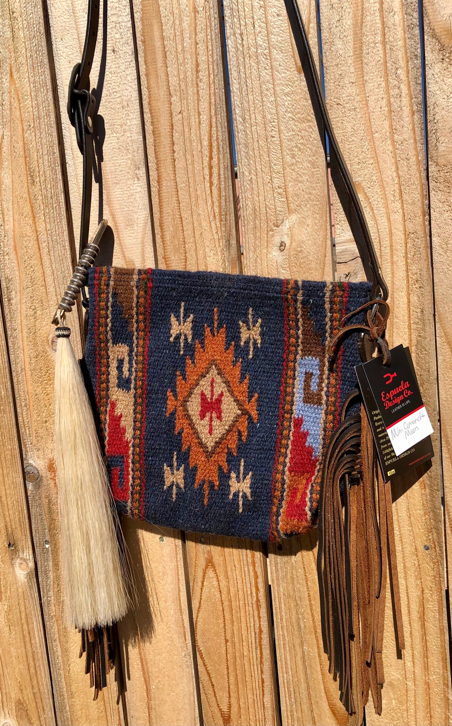 Mini Comanche Moon Crossbody Saddleblanket Purse