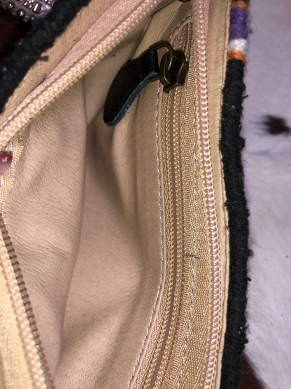 Cajun Saddleblanket Wristlet Unfringed